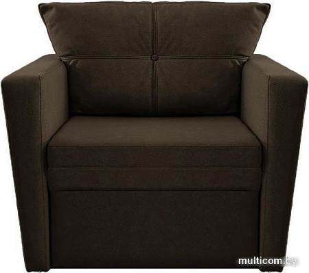 Кресло-кровать Brioli Пино К (рогожка, J5 коричневый)