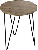 Журнальный столик Sheffilton SHT-CT79 (светлый орех/черный муар)