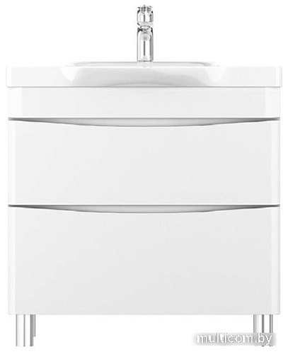 Мебель для ванных комнат AM.PM Тумба с умывальником Like M80FSX0802WG + M80WCC0802WG