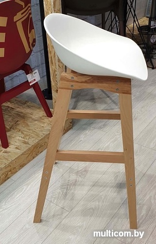 Стул Sheffilton SHT-ST19/S65 (белый/прозрачный лак)