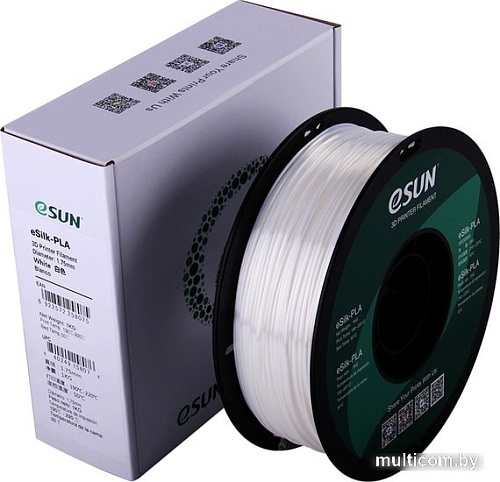eSUN eSilk PLA 1.75 мм 1000 г (белый)