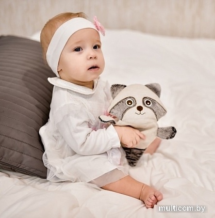 Мягкая игрушка Мякиши Разогрелка Енот с вишневыми косточками