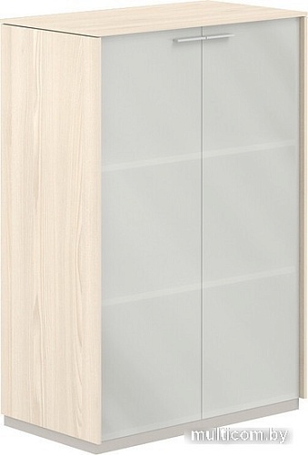 Шкаф-витрина Norden Средний со стеклом NZ-0335.YN.GLM (ясень наварра)