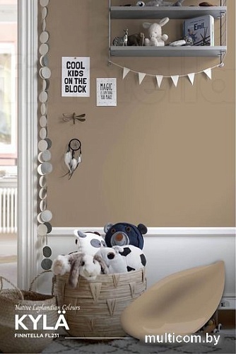 Краска Finntella Foxy Lapselli Matte Kyla F-50-1-1-FL231 0.9 л (коричневый)