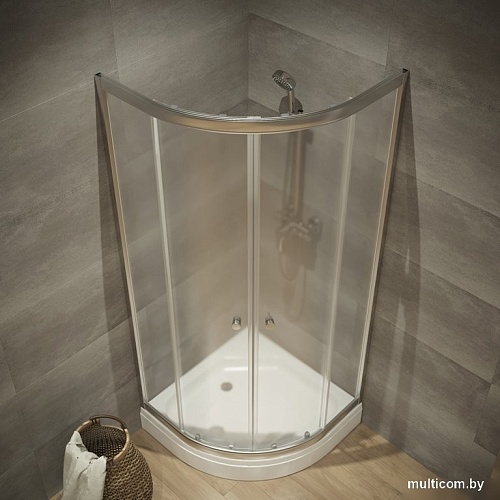 Душевой уголок Triton Альфа-Хром 90х90 (без поддона)
