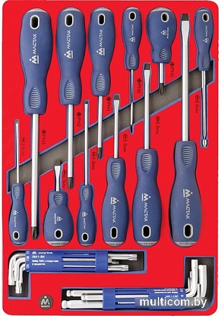 Набор ключей Мастак 5-40627 (28 предметов)