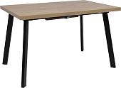 Кухонный стол Listvig Hagen 140 раздвижной 140-180x85 (дуб вотан/черный)