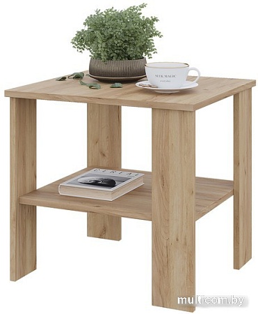 Журнальный столик Горизонт Асти 12АСЖДЗ (дуб золотой крафт)