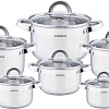 Набор кастрюль Alberg AL-2017