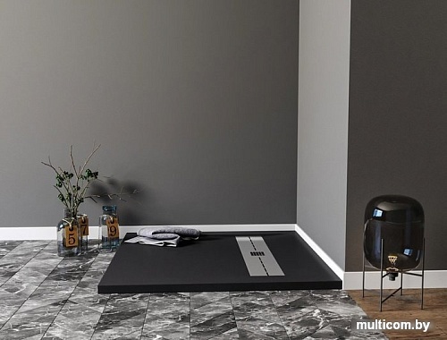 Душевой поддон Aquanet Delight 90x90 (черный)