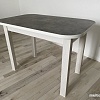 Кухонный стол Senira Р-02.06-01 (бетон/белый)