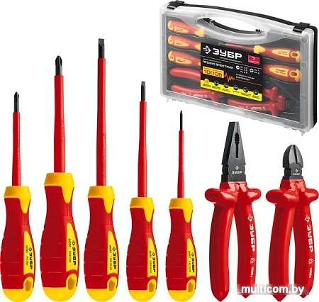 Электромонтажный набор Зубр Профессионал 2214-H7_z01 (7 предметов)