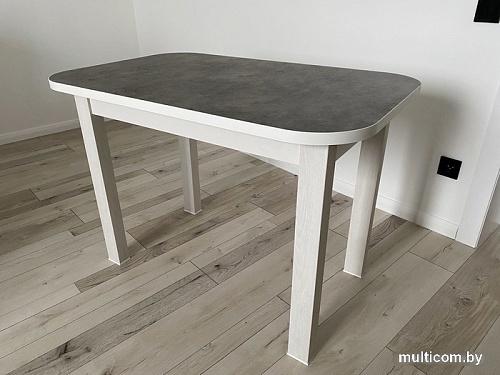 Кухонный стол Senira Р-02.06-01 (бетон/белый)