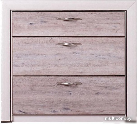 Комод Anrex Olivia 3S (вудлайн кремовый/дуб анкона)
