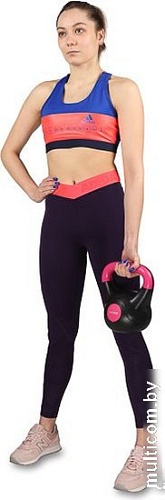 Гиря Indigo IN125 4 кг (черный/розовый)