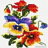 Алмазная мозаика Белоснежка Цветочки 352-ST-S