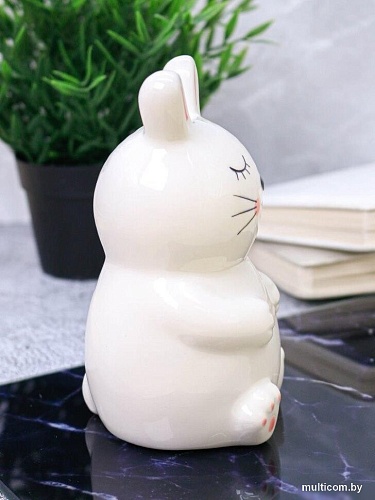 Копилка для денег ILikeGift Sleepy bunny FC191121 (белый)