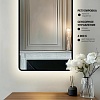Зеркало с подсветкой eMZe Smartphone 50х70 LED.UV.SMART.50.70.CHE.4K (черный с УФ-окантовкой и подсветкой)
