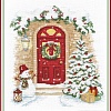 Набор для вышивания Овен Праздник в дверь стучится 1249