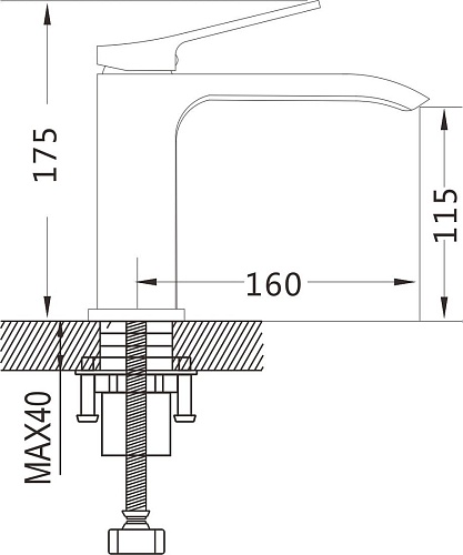Смеситель Shevanik S4001