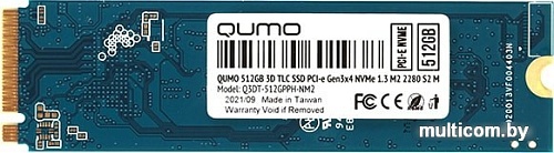 SSD QUMO Novation 3D TLC 512GB Q3DT-512GPPH-NM2