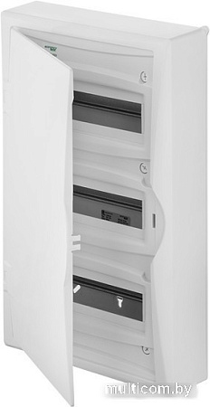 Бокс пластиковый Elektro-Plast Eco Box 3x12M, N/PE 4x 6x16+3x10mm2, белая пласт. дверь, белый RAL9003, 560x354x107mm, IP40