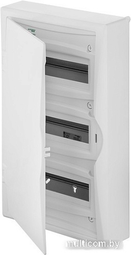Бокс пластиковый Elektro-Plast Eco Box 3x12M, N/PE 4x 6x16+3x10mm2, белая пласт. дверь, белый RAL9003, 560x354x107mm, IP40