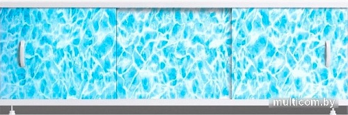 Фронтальный экран под ванну Alavann Оптима 150 (синий мрамор)