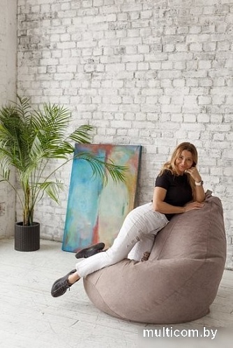 Кресло-мешок DreamBag 50226 (2XL, велюр, бежевый)