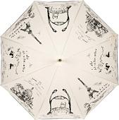 Зонт Guy De Jean 1012-LM Love Paris Crema long col18