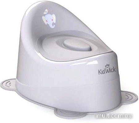 Детский горшок Kidwick Улитка KW040401 (серый/темно-серый)