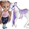 Кукла Qunxing Toys Мия с лошадью 58003