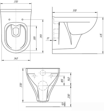 Унитаз Kirovit Старк 552461