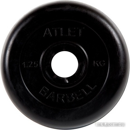 Диск MB Barbell Атлет 31 мм (1x1.25 кг)
