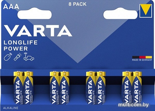 Батарейка Varta Longlife ААА DB 04103101418 8 шт