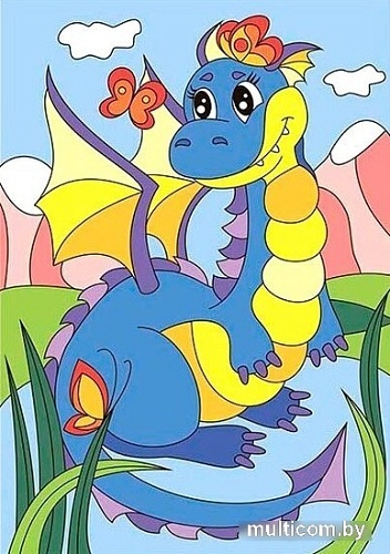 Картина по номерам Lori Озорной дракончик Ркн-031