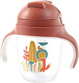 BabyOno С трубочкой 1464/01 (240 мл, розовый)