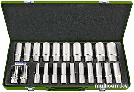 Набор торцевых головок Toptul GAAD2202 (22 предмета)
