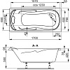Ванна VagnerPlast Charitka 170x75