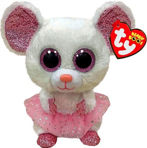 Игрушка-брелок Ty Beanie Boo's Мышка-балерина Nina 36365