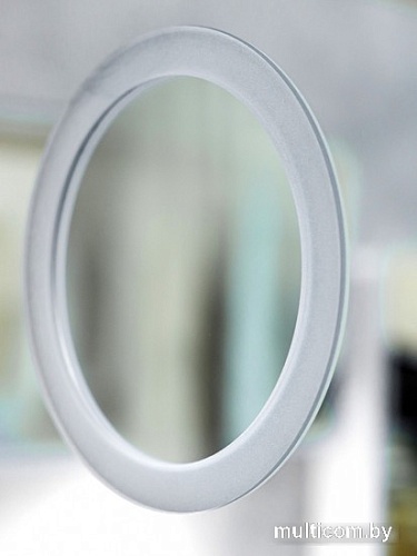 Континент Зеркало Glamour Led 60x80 (увеличительным зеркалом слева и подогревом)