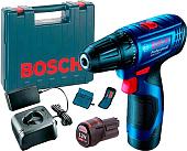 Дрель-шуруповерт Bosch GSR 120-LI Professional 06019G8002 (с 2-мя АКБ, кейс, оснастка)