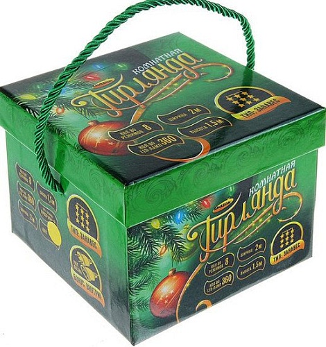 Световой дождь Luazon Led-360 (2x1.5 м, желтый) [1080466]