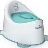 Детский горшок Kidwick Улитка с крышкой KW040104 (белый/бирюзовый)