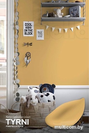 Краска Finntella Foxy Lapselli Matte Tyrni F-50-1-9-FL258 9 л (желтый)