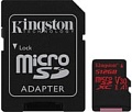 Карта памяти Kingston Canvas React SDCR/512GB microSDXC 512GB + адаптер