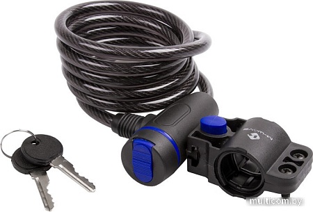 Тросовый велозамок M-Wave S 8.15 233830 (черный)