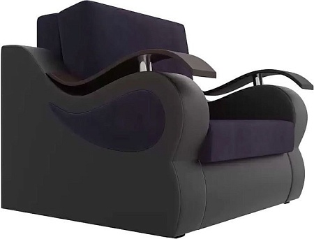 Кресло-кровать Mebelico Меркурий 105487 80 см (фиолетовый/черный)