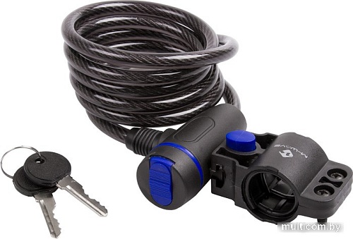 Тросовый велозамок M-Wave S 8.15 233830 (черный)