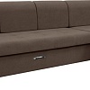 Сириус Лидер-13 с оттоманкой ППУ 330x165 (Eva 26 велюр коричневый)